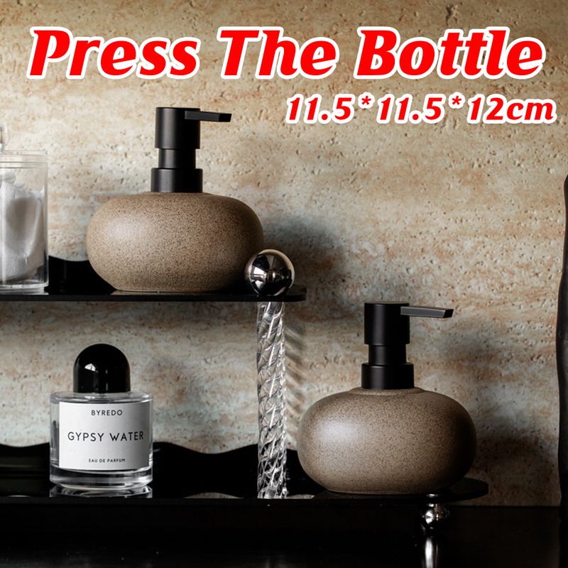 Wiederverwendbare Keramik-pumpflasche Für Shampoo, Lotion, Seife Und Spülung (reisegröße)
