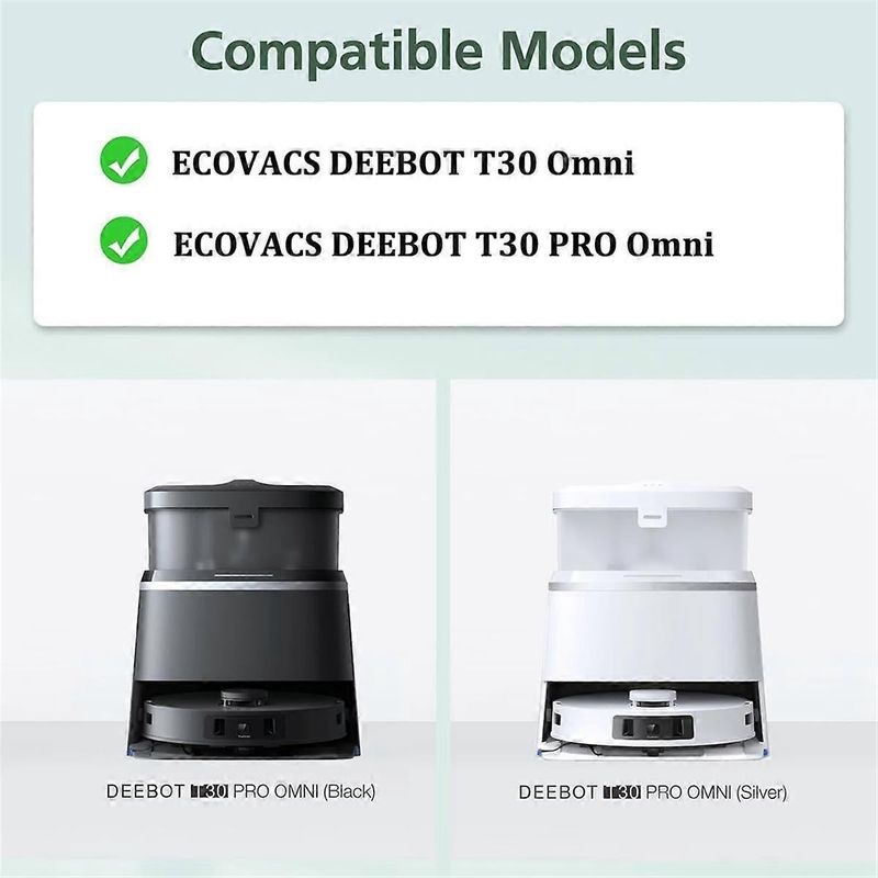Für Die Staubsauger T30 Omni Und T30 Pro Omni: Hauptseitenbürste, Hepa-filter, Reinigungstuch Und Staubbeutel.