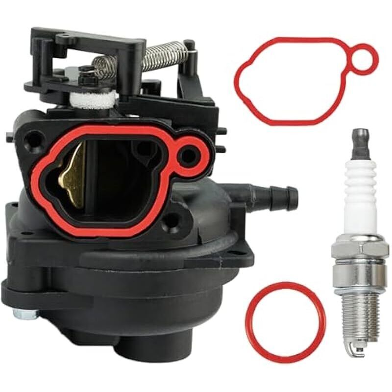 799584 Carburateur Kit Pour Briggs & Stratton 550ex Lc221a 625ex 675ex Tb110 Carb Moteur 09p702-0145/0098 - F1 Pièces De Moteur De Tondeuse À Gazon Avec Joints Rouges+bougie Remplace 594058