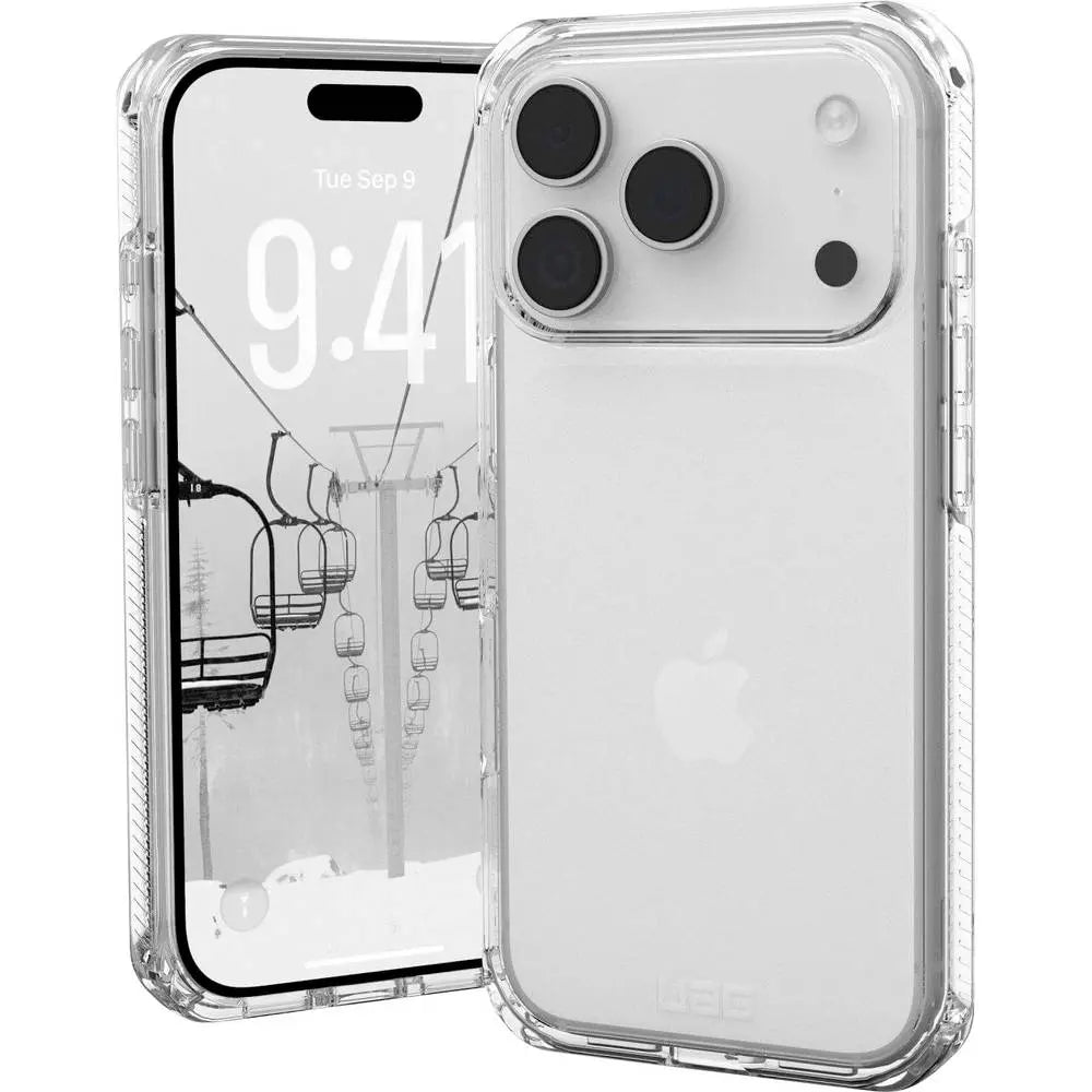 [neuwertig] B-ware Urban Armor Gear Case Hülle Apple I Phone 17 Pro Transparent Zubehör Stoßschutz