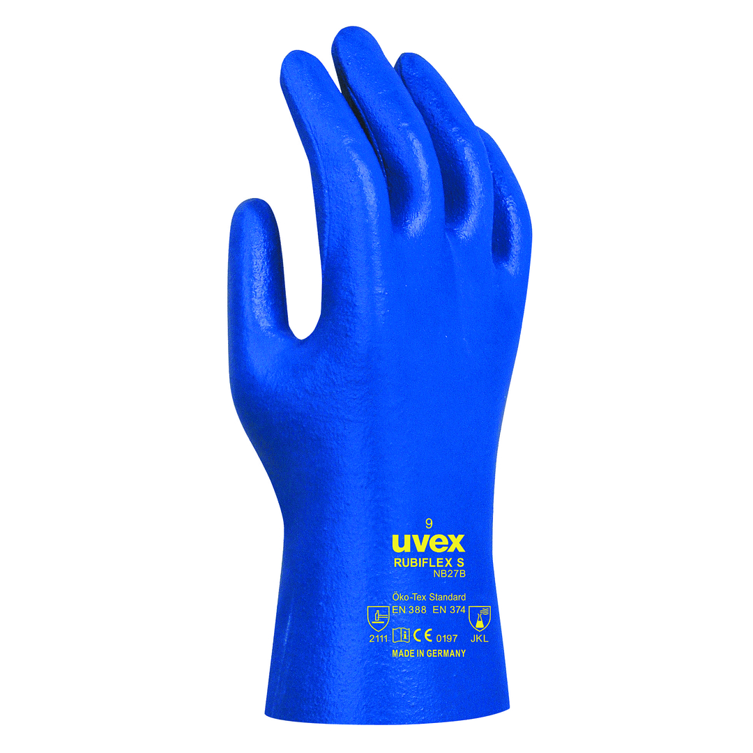 Chemikalien-schutzhandschuh Rubiflex 27 . Gr. 8 Vpe: 10