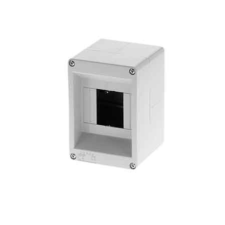 Wandverteiler Mit Din-hutschienen-schienen 4 Module - 130x90x90 Mm