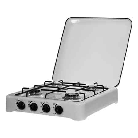 Gasherdplatte 4 Flammen 49x49x13 Cm