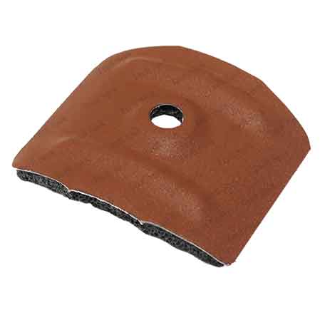 Gekrümmter Abdeckhut 47x50 Mm - Farbe Ziegelrot Ral 8004