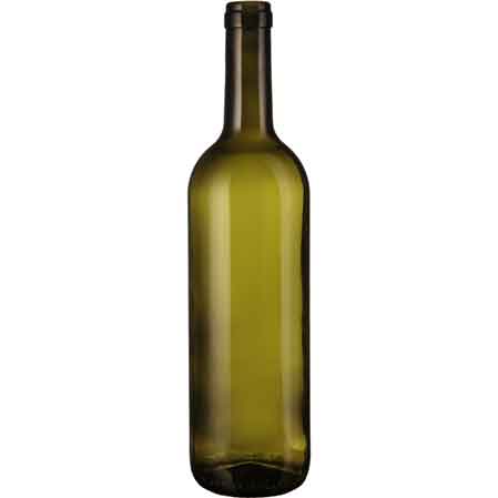 Glasflasche Für Wein Typ „bordeaux“ 0,75 L