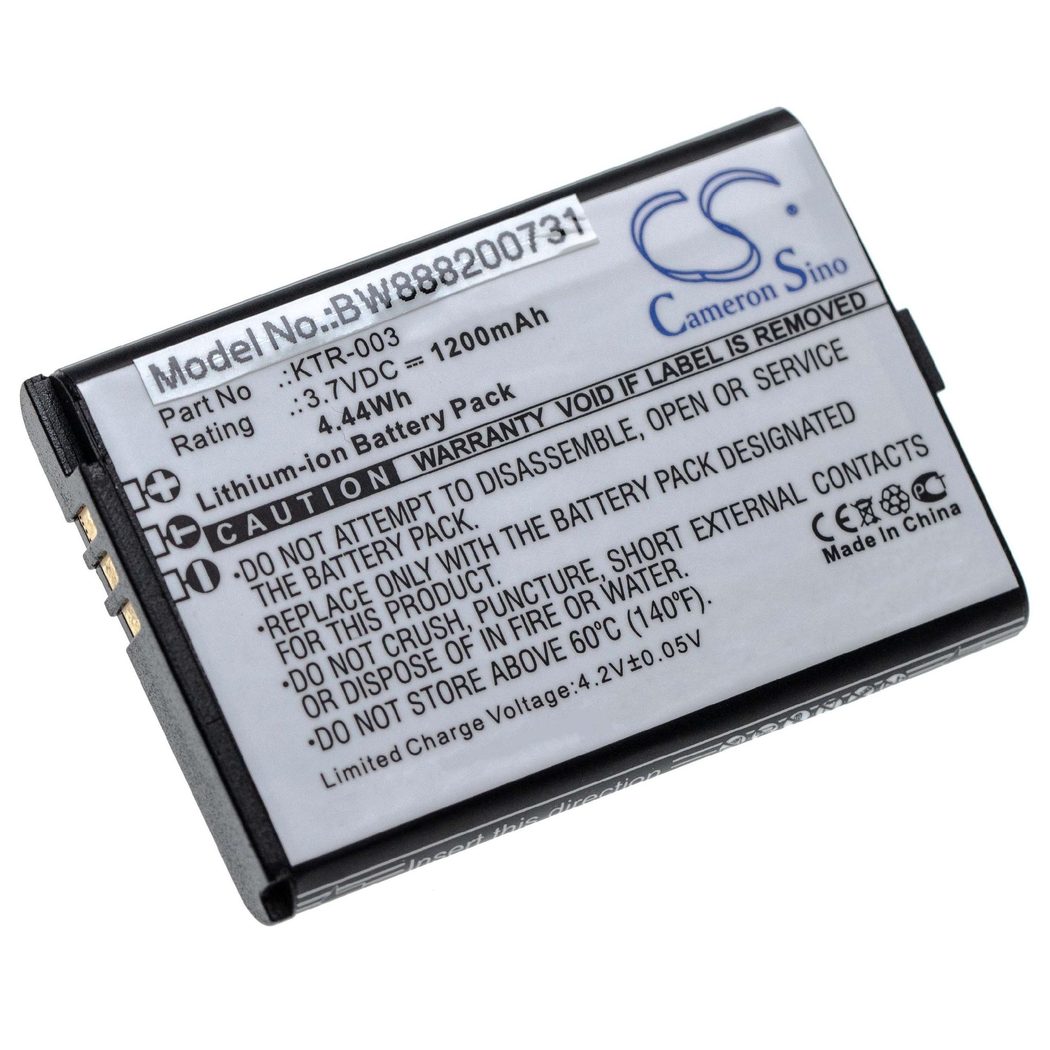 Vhbw - Akku Kompatibel Mit Nintendo Nn3ds, Mwh710a01, New 3ds Spielekonsole (1200 Mah, 3,7 V, Li-ion)
