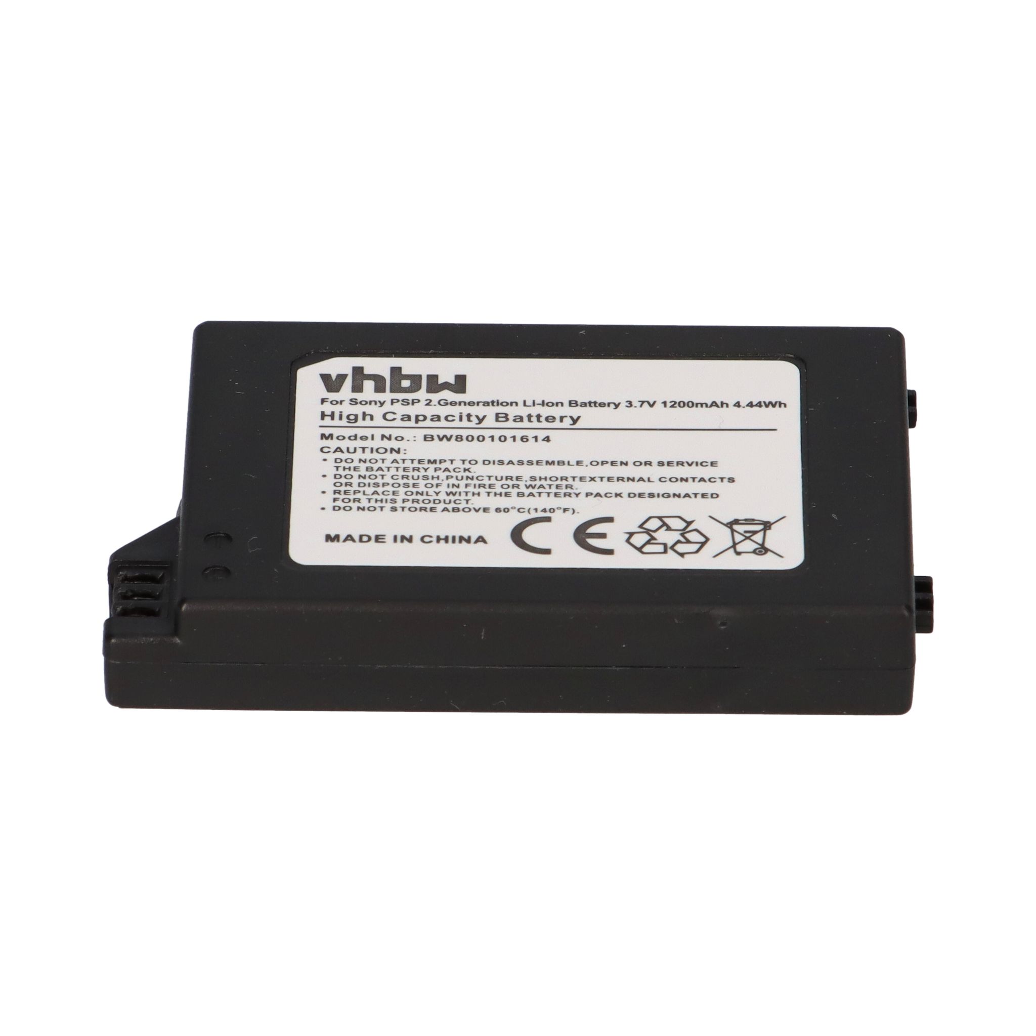 Vhbw - Akku Kompatibel Mit Sony Playstation Portable 2 Generation Slim & Lite Psp-2000 Psp-2004, Brite Psp-3000 Psp-3004 (1200mah, 3,7v, Li-ion)