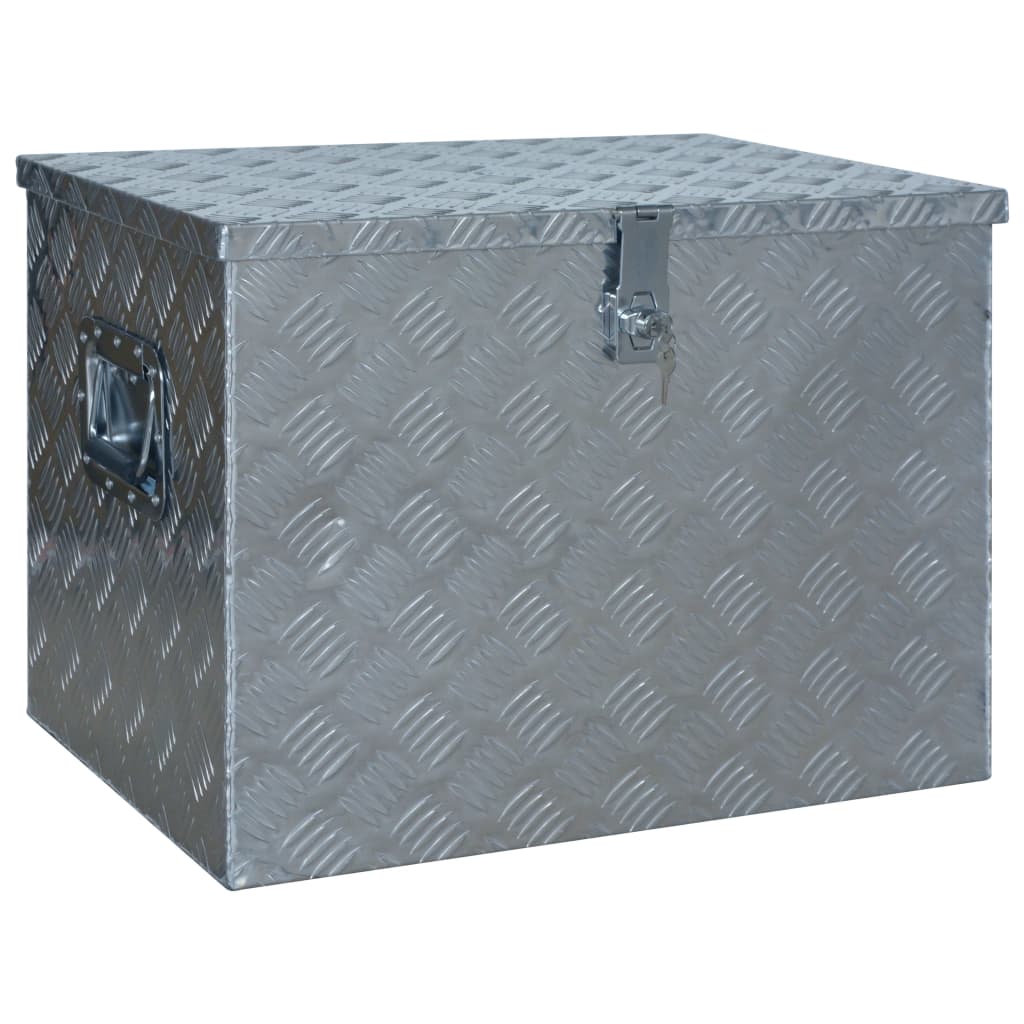 Aluminiumkiste 610 X 430 X 455 Mm Silbern Vidaxl
