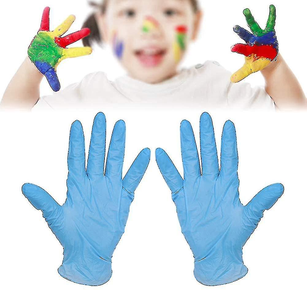 Einweg-nitrilhandschuhe Für Kinder (20 Stück/100 Stück), Diy-schutzhandschuhel--