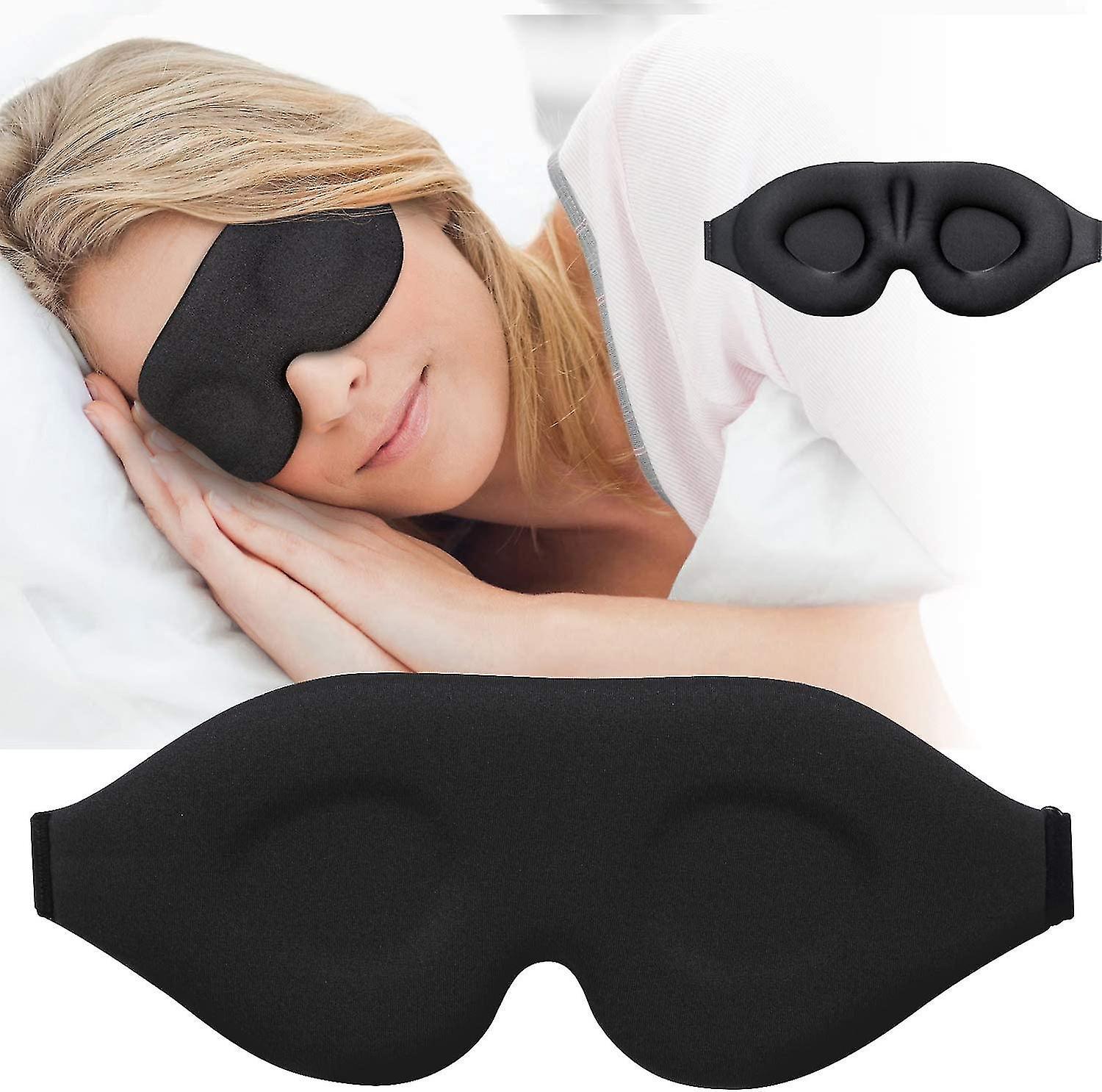 3d-schlafmaske, Ein Neues Produkt Für Damen Und Herren, Konturiertes Nachtstirnband, Luxuriöser Lichtschutz, Vorgeformte Maske Mit Anpassbarer Passform