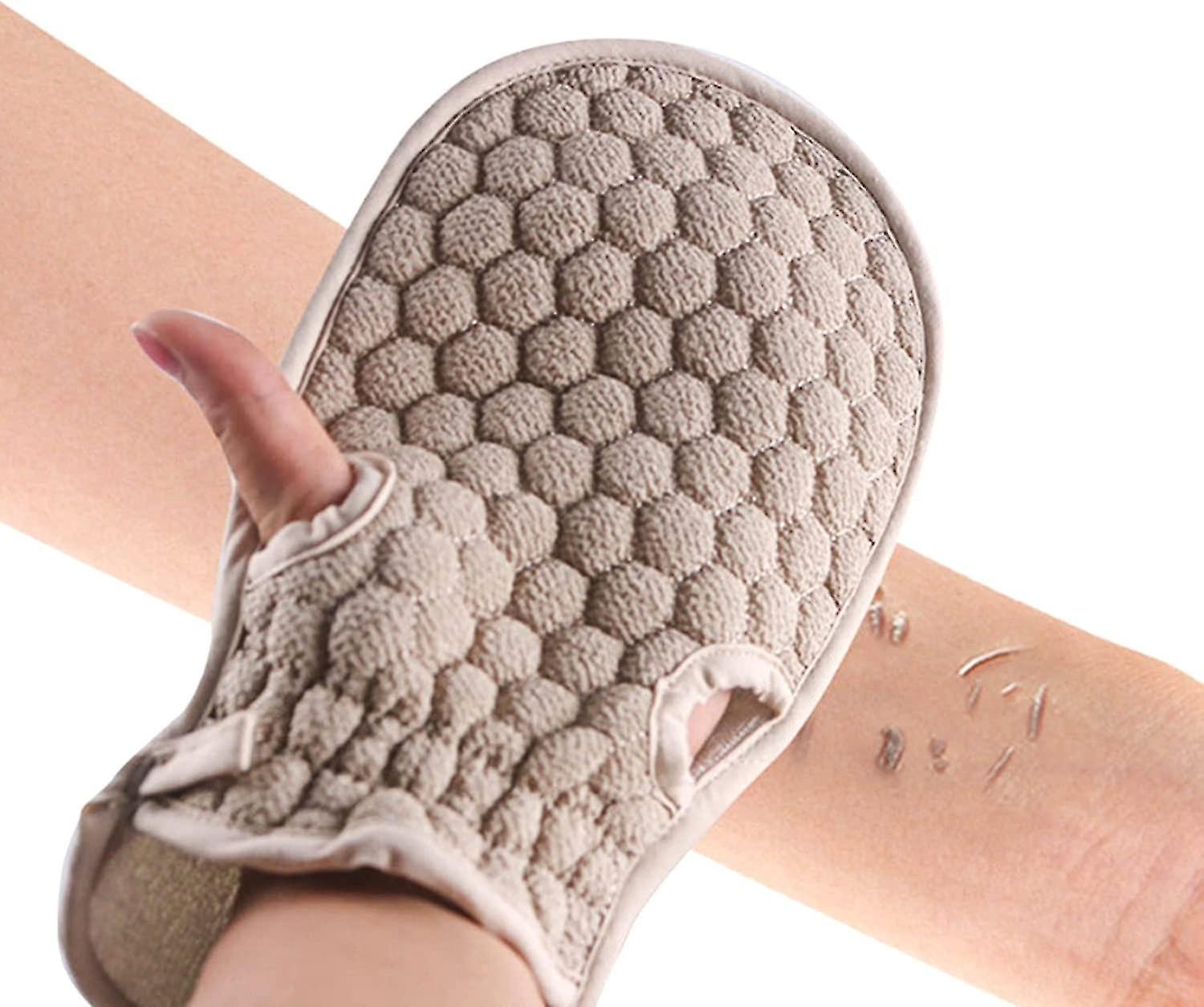 Peelinghandschuh Für Den Körper, Kraftvolles Peeling Zur Entfernung Von Unreinheiten Und Abgestorbenen Hautschüppchen, Peeling-badehandschuhe