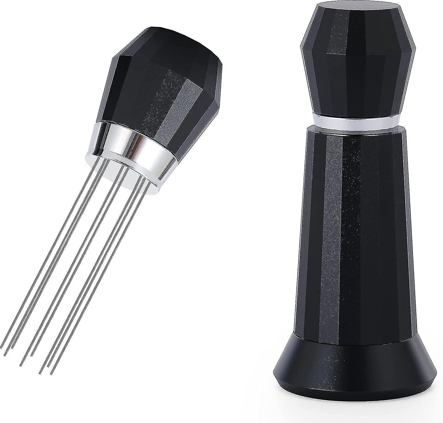 Kaffeemischwerkzeug, Kaffeestampfer, Wdt-portionswerkzeug, Nadelportionswerkzeug Für Espresso, Wdt-espressowerkzeug Mit Schwarzem Ständer, Wdt-espressowerkzeug