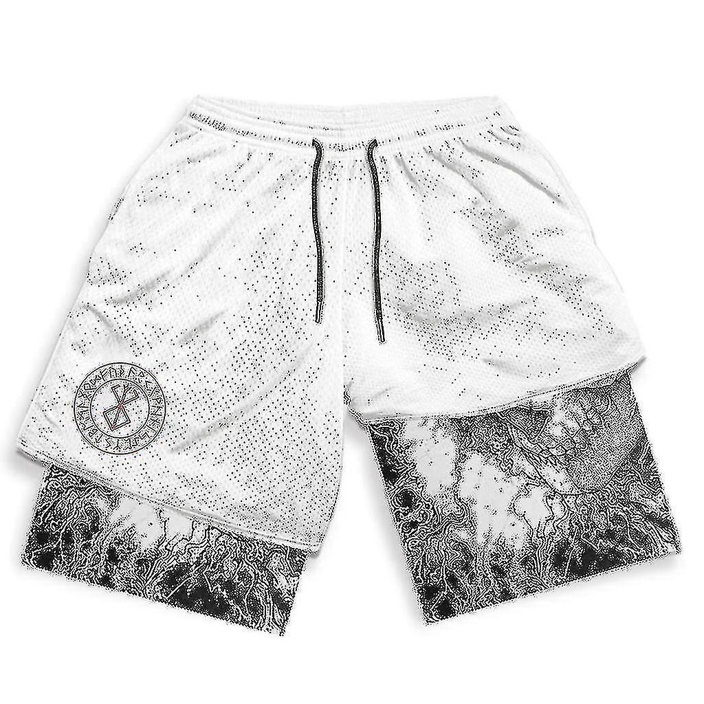 Berserk Manga 3d-druck 2-in-1 Anime-sportshorts Für Damen Und Herren, Performance-shorts Für Sommertraining, Schnelltrocknend, Kompressionsshorts - L-15