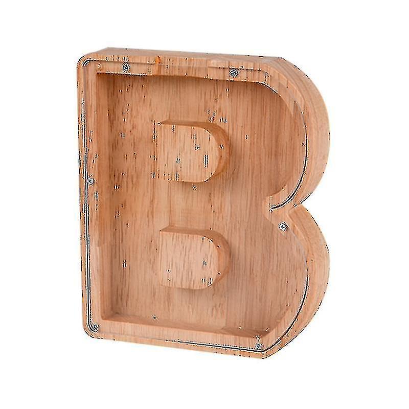 Sparschwein Aus Holz Mit Buchstaben Für Kinder