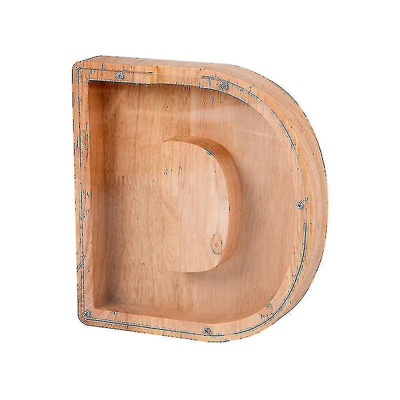 Sparschwein Aus Holz Mit Dem Alphabet - Kindersparschwein