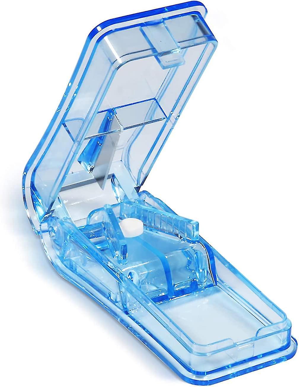 Tablettenteiler, Tablettentrenner Mit Klinge Für Kleine Und Große Tabletten, Zum Halbieren Oder Vierteln, Insbesondere Für Vitamine Und Andere Medikamente.