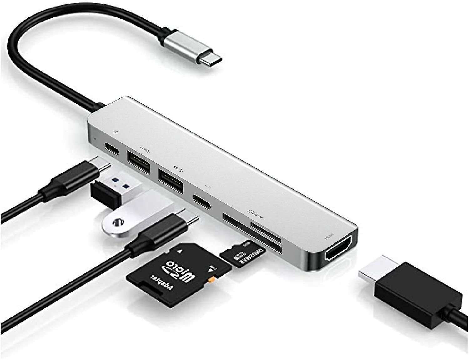 Usb-c-hub-adapter Für Macbook Air Und Macbook Pro Mit Hdmi 4k 60hz