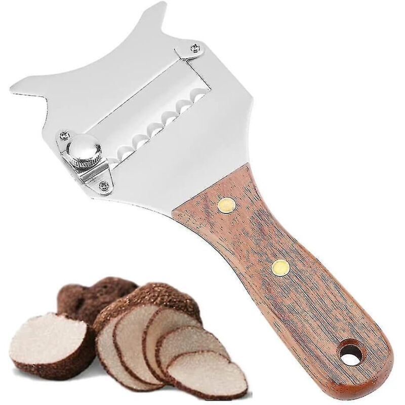 Trüffelmesser Aus Edelstahl, Schwarzer Trüffelschneider, Schokoladenstückchenschneider