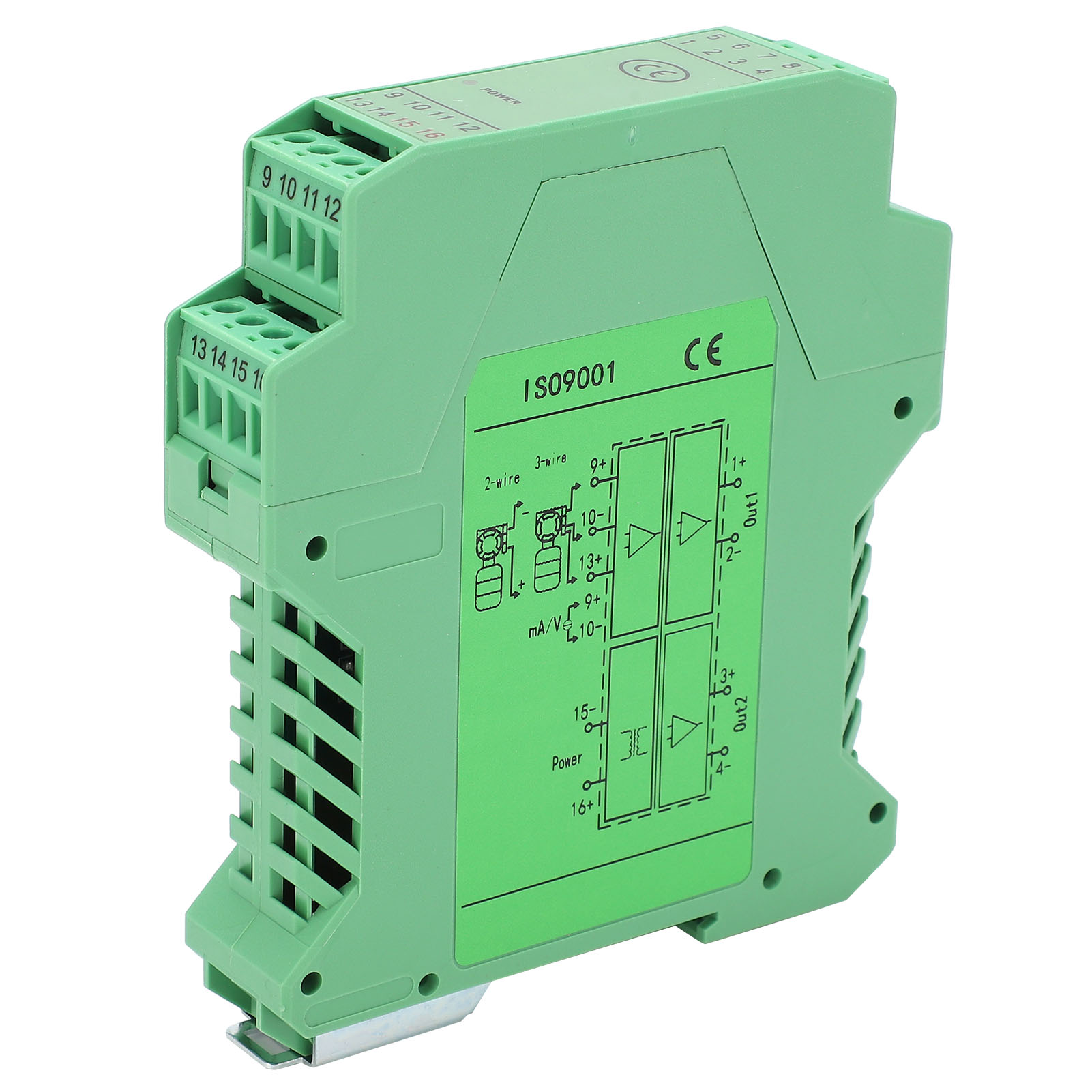Dc-signaltransmitter-isolator 4-20ma 0-5v Mit Schaltungsschutz 1 Eingang 2 Ausgänge