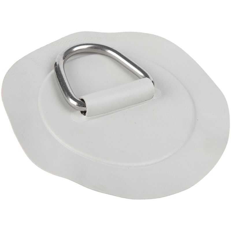 Pvc-verstärkungsflicken Mit 6-zoll-d-ring Für Schlauchboote, Kajaks, Kanus, Surfbretter – Edelstahl