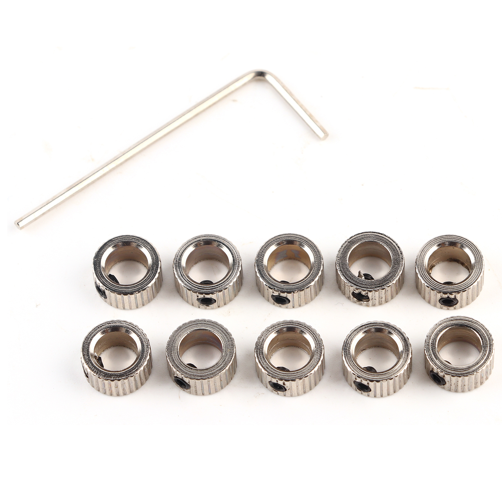 10 Galvanisierte Ferronickel-wellenklemmen, 6,1 Mm Sicherungsring