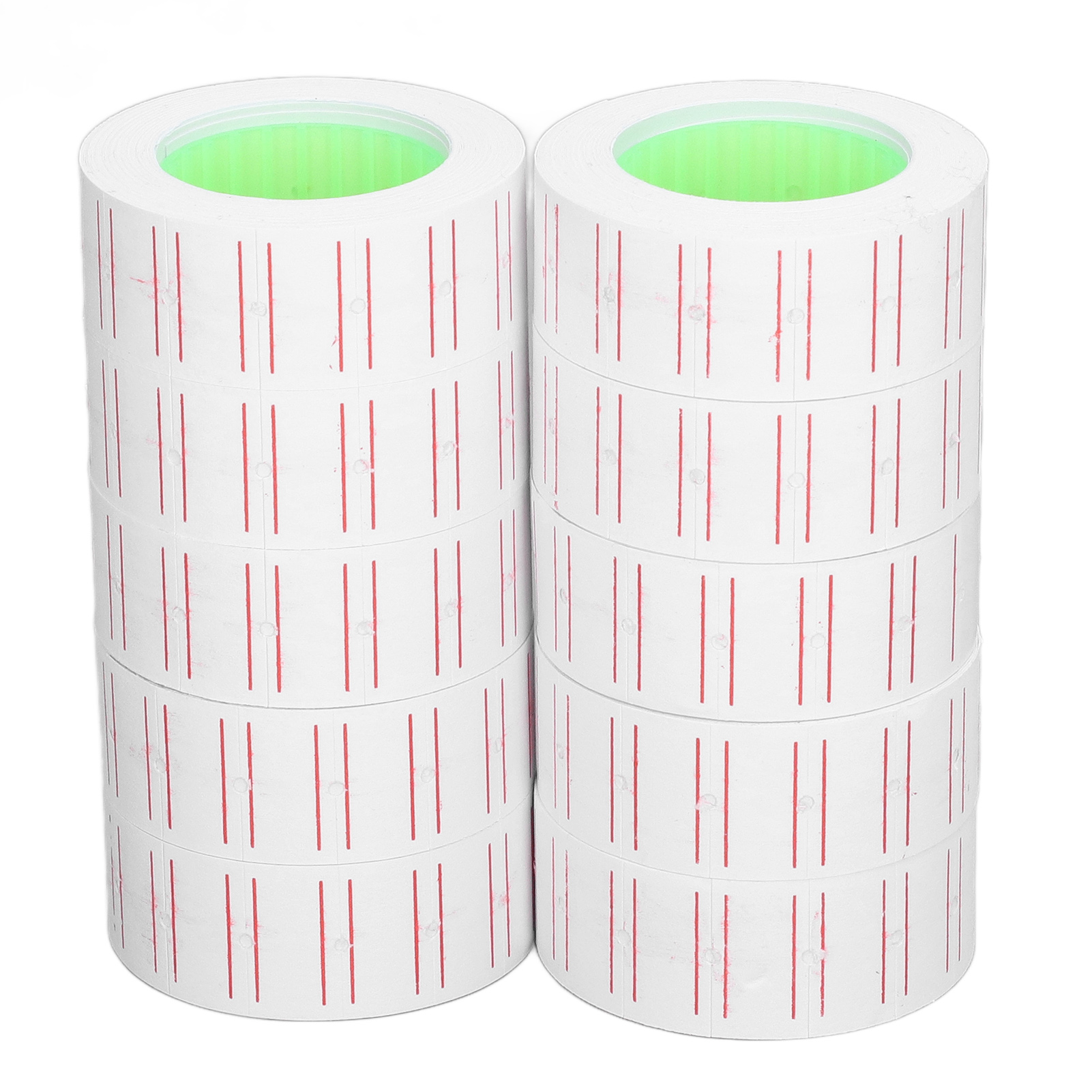 30 Rollen Selbstklebende Preisetiketten (15.000 Stück) Für Etikettierpistole Mx5500, 21 X 12 Mm
