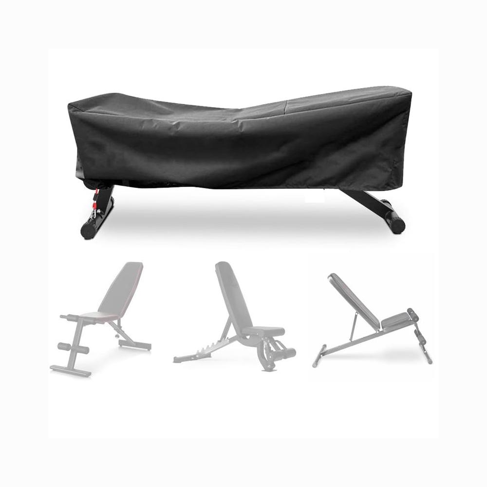 Wasserdichte Schutzhülle Für Hantelbank - Verstellbare Hülle Mit Kordelzug Für Hantelbank, Trainingsstuhl, Fitnessgeräte (127x59x44 Cm)