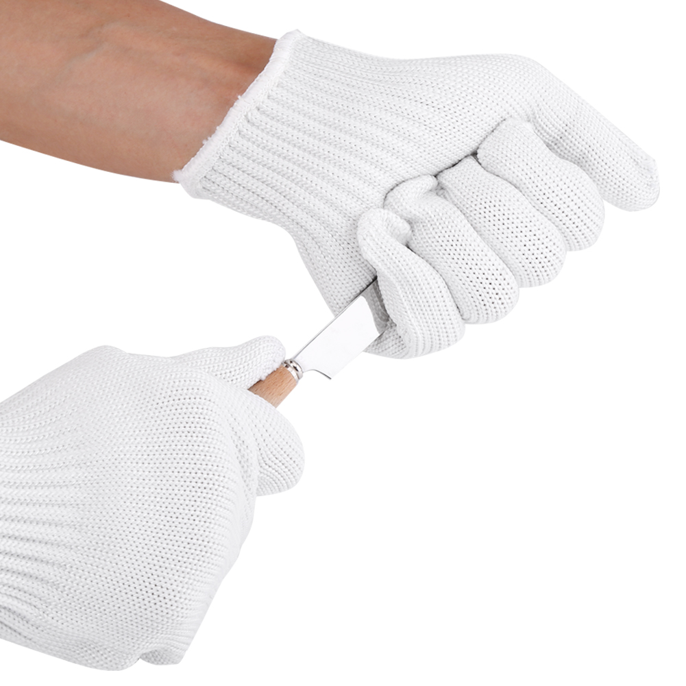 Paar Schnittfeste Handschuhe Für Gartenarbeit, Metzgerei Und Arbeiten Im Freien – Langlebiger Schutz