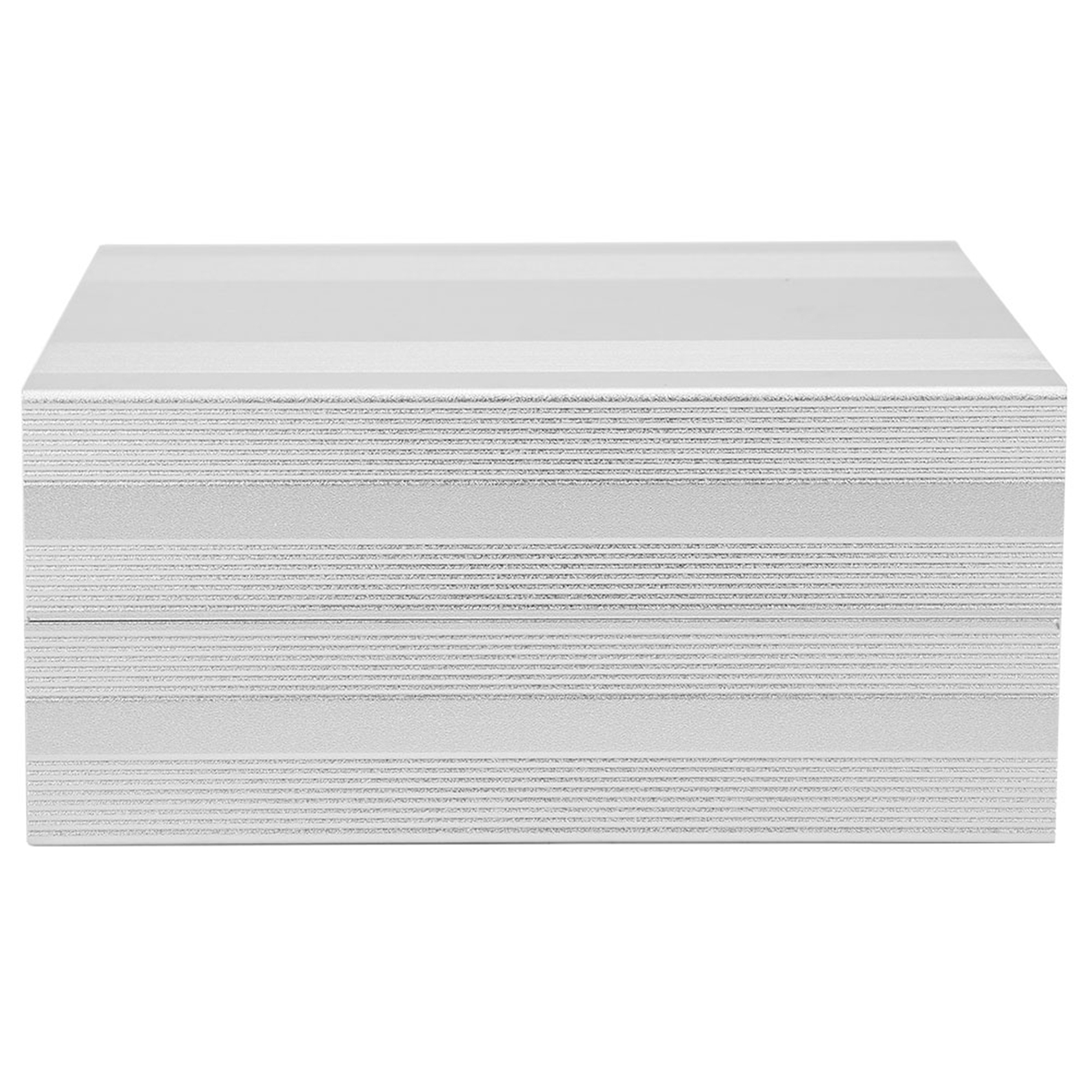 Gehäuse Aus Matt-silbernem Aluminium, 68 X 145 X 150 Mm, Für Diy-projekte – Gps-gehäuse, Hifi-verstärker, Analysator