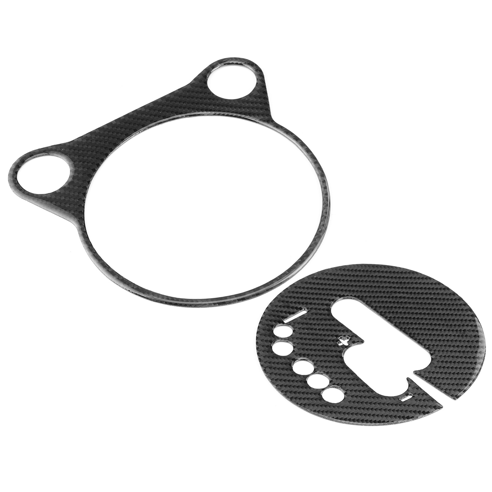 2-teilige Schalthebelabdeckung Aus Kohlefaser Für Nissan 370z Z34 (2009–2020), Linkslenker (lhd)