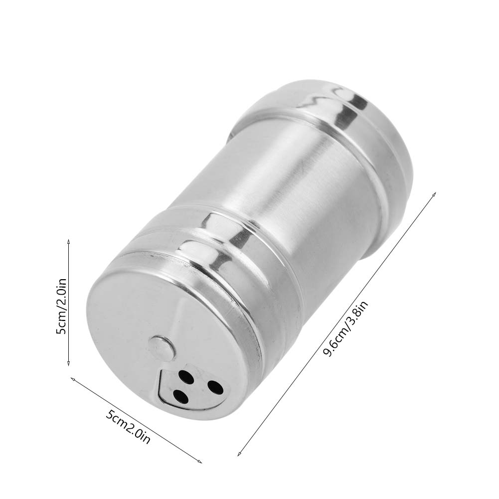 Gewürzflasche Aus Edelstahl, Küchengewürzspender, Aufbewahrungsglas Für Gewürze, Mittlere Größe