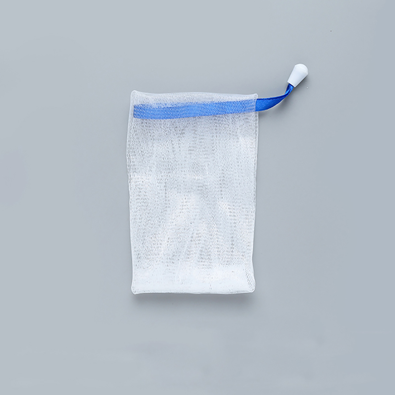 Peeling-netz Mit Kordelzug Für Schaumseife, Reinigungszubehör Für Gesicht Und Körper (königsblau)