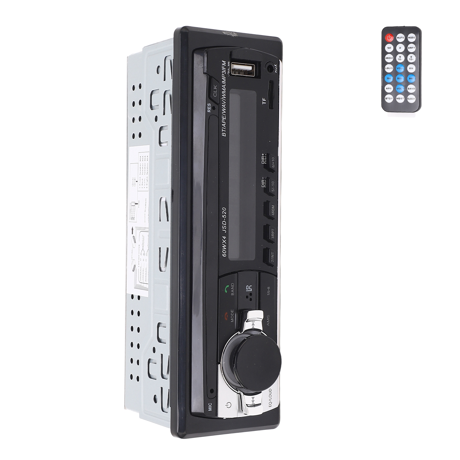 Autoradio Mit Ki-sprachsteuerung, Led-display, Dual-anschluss, Freisprechfunktion Und Usb 2.0 Zum Musikhören