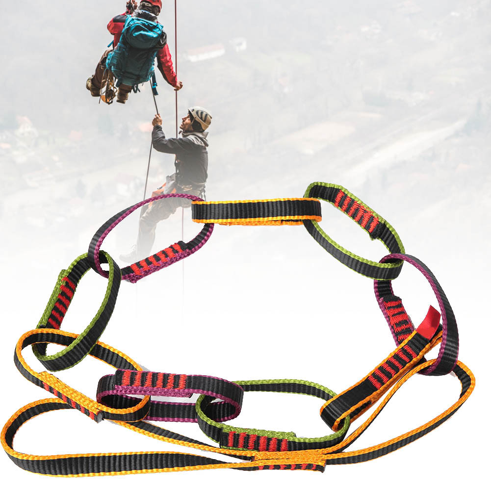 Nylon-schlingenring Zum Klettern Und Abseilen – Daisy Chain Für Persönlichen Anker