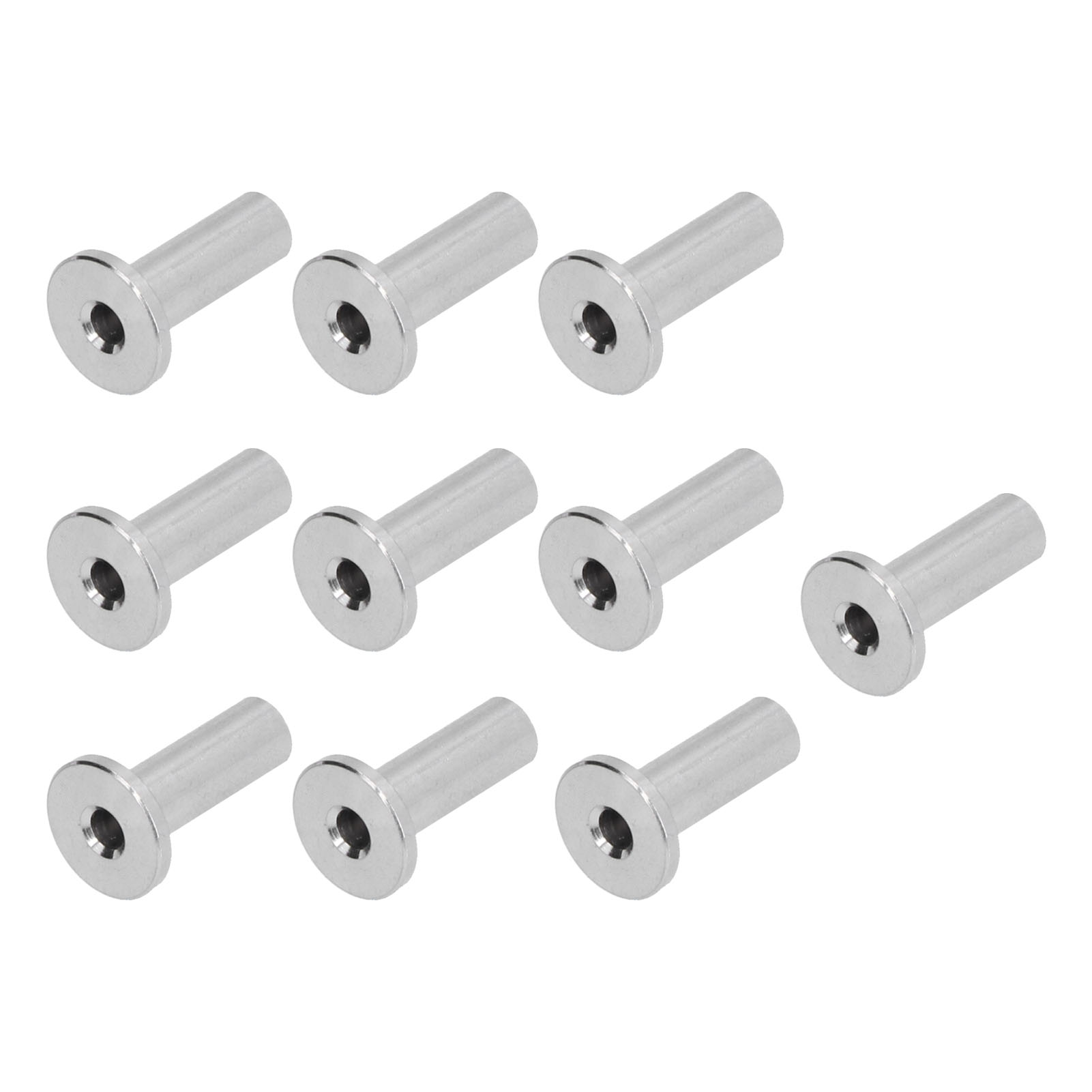 10 Stück Hochfeste Edelstahl-schutzhüllen, Ermüdungsbeständig, Wasserdicht Für 1/8"-leitplankenkabel