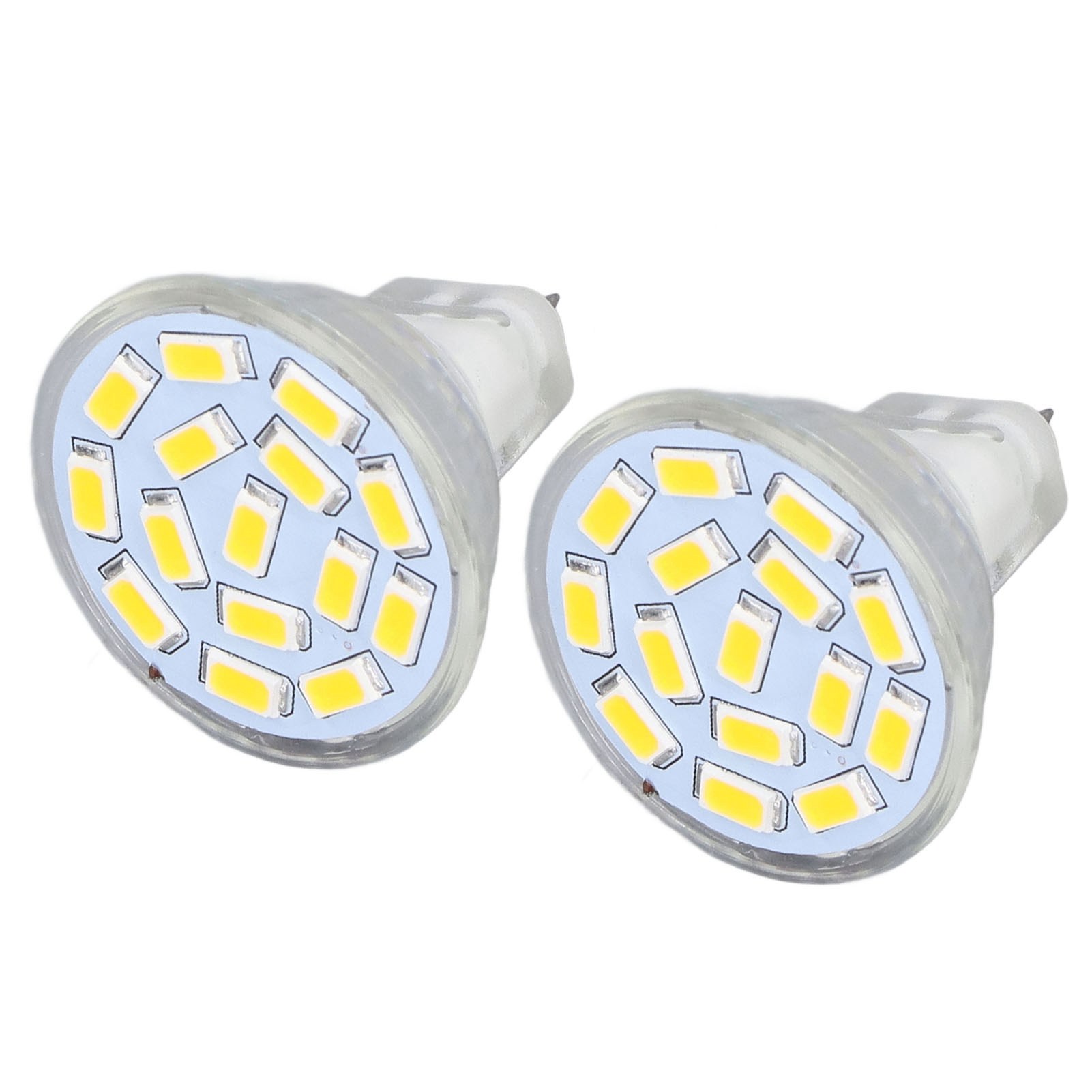 2er-pack Mr11 12v 3w Led-lampen Mit Keramiksockel, Augenschutz, Uv-frei, 6000k Weißlicht Für Wohn- Und Schlafzimmer