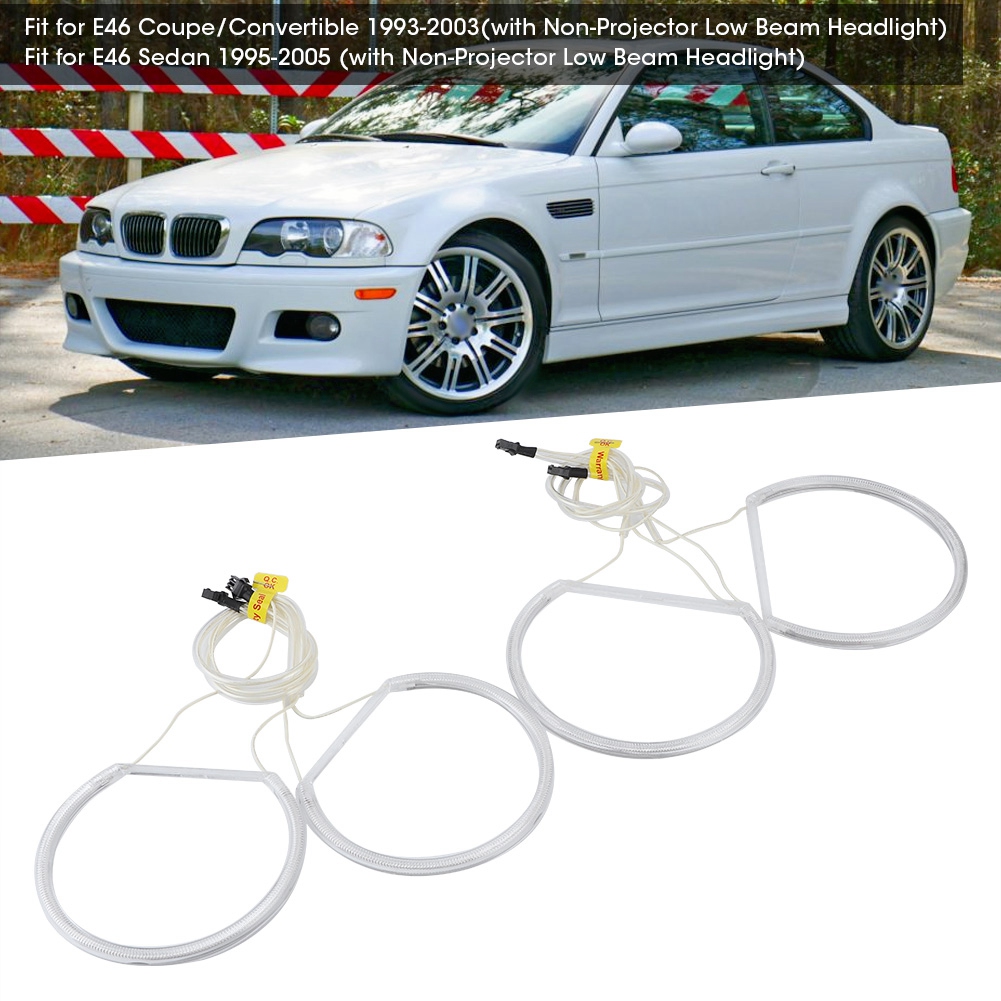 Ccfl-halo-ringe Für Bmw E46 – Hochhelle Angel Eyes