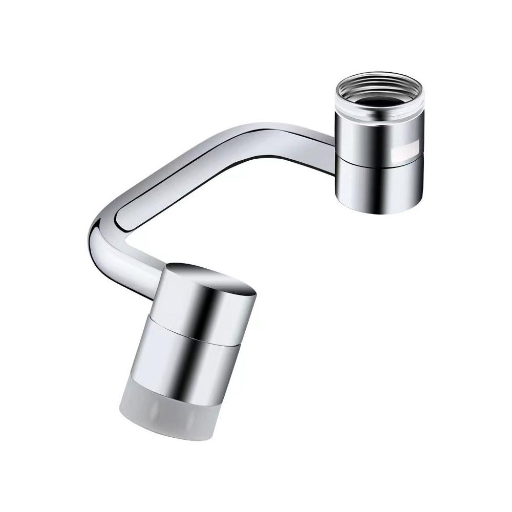 1080° Drehbarer Messing-wasserhahn-luftsprudler, Universeller Spritzschutz, Spülbeckenzubehör Mit Zwei-durchfluss-funktion Und Brause