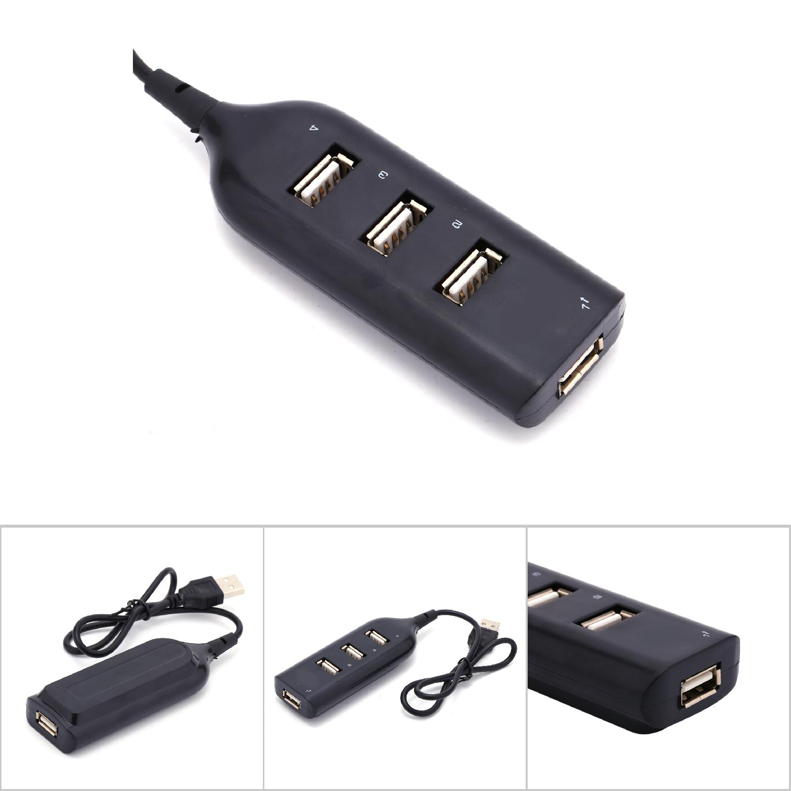4-port Usb 2.0 Hub Mit Micro-usb-kabel Für Pc Und Laptop