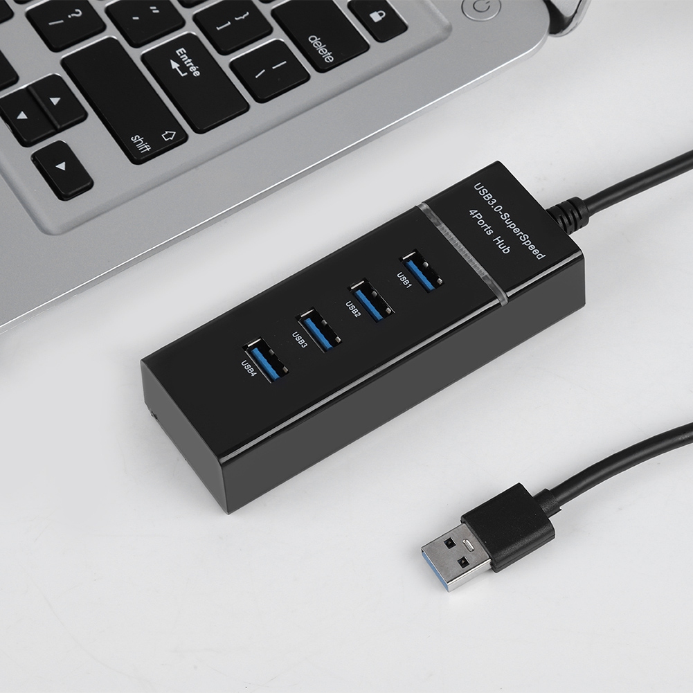 4-port-usb-3.0-dockingstation Mit 5-gbit/s-schnellladefunktion Für Smartphones, Tablets, Pcs Und Windows-computer
