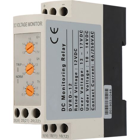 Dvrd Überspannungs- Und Unterspannungsschutzrelais (12v Dc)
