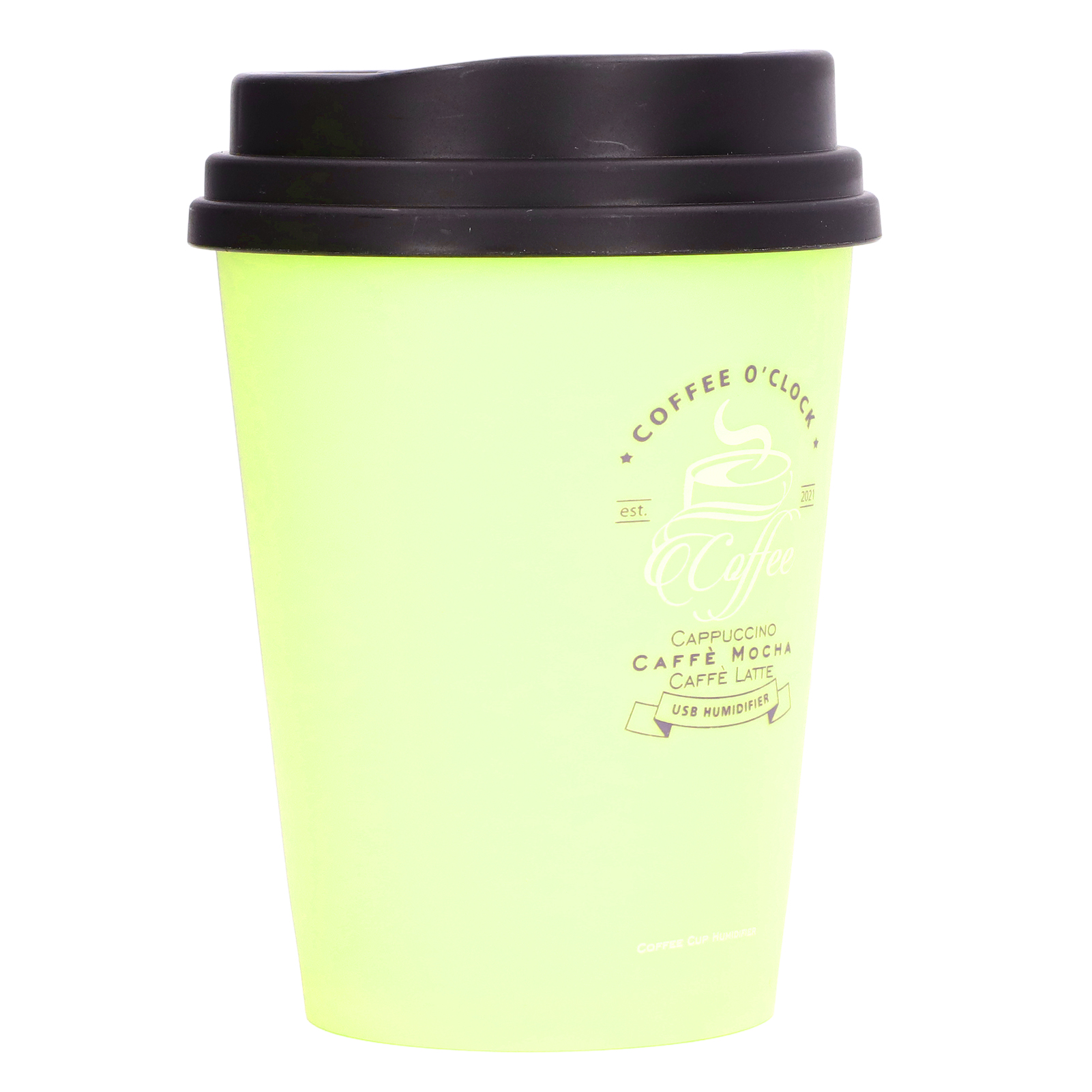 300-ml-usb-luftbefeuchter Im Kaffeetassen-design, Geräuschloser Abschaltautomatik, Leicht Und Ideal Für Büro, Auto Und Zuhause