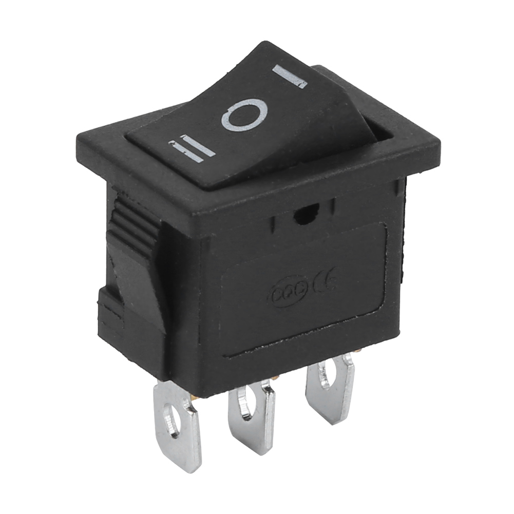 10 Kcd1 Mini-3-pin-3-positionen-wippschalter (quadratisch) Für Haushaltsgeräte Ein/aus
