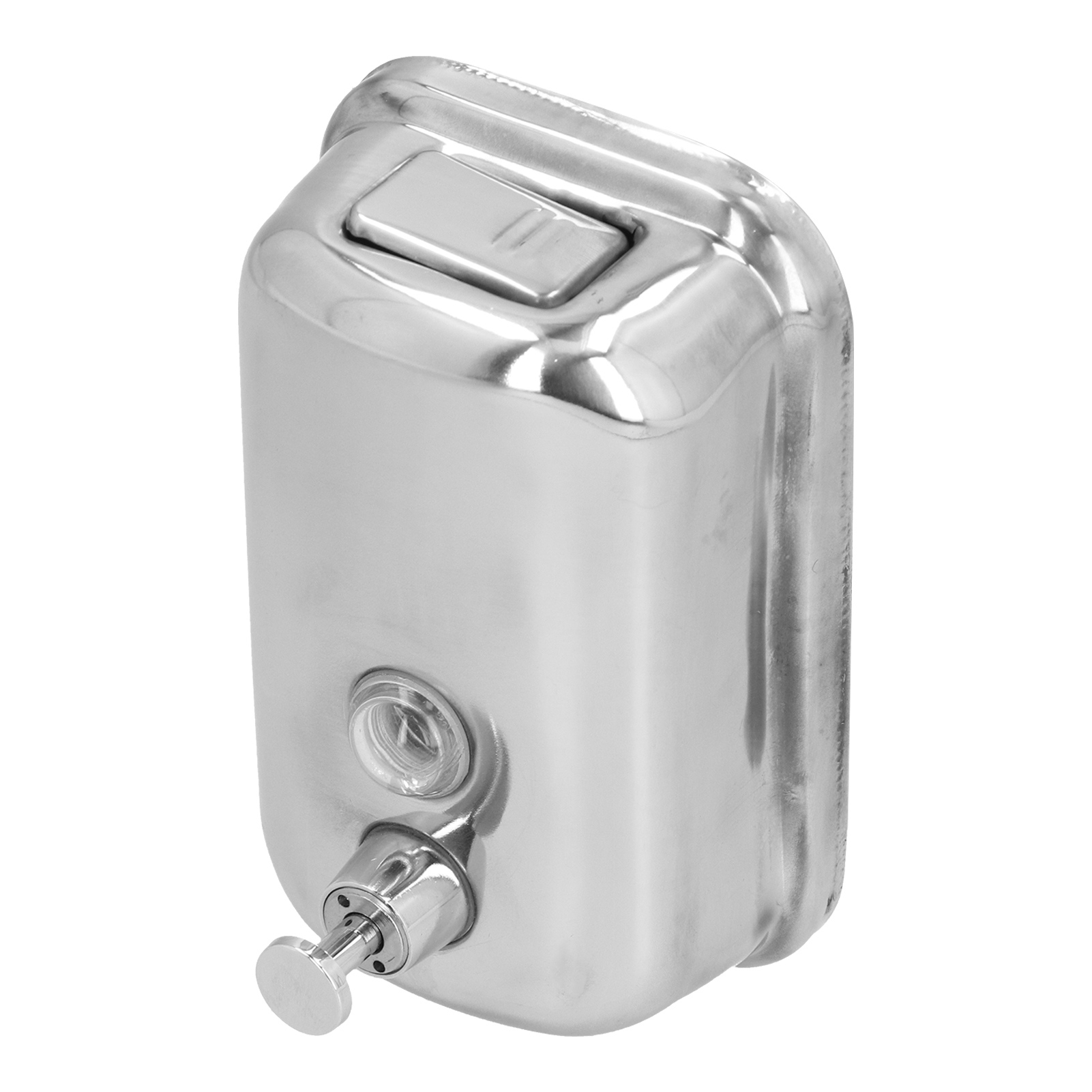 Manueller, Wandmontierter Edelstahl-spender Für Seife, Duschgel Und Shampoo, 500 Ml