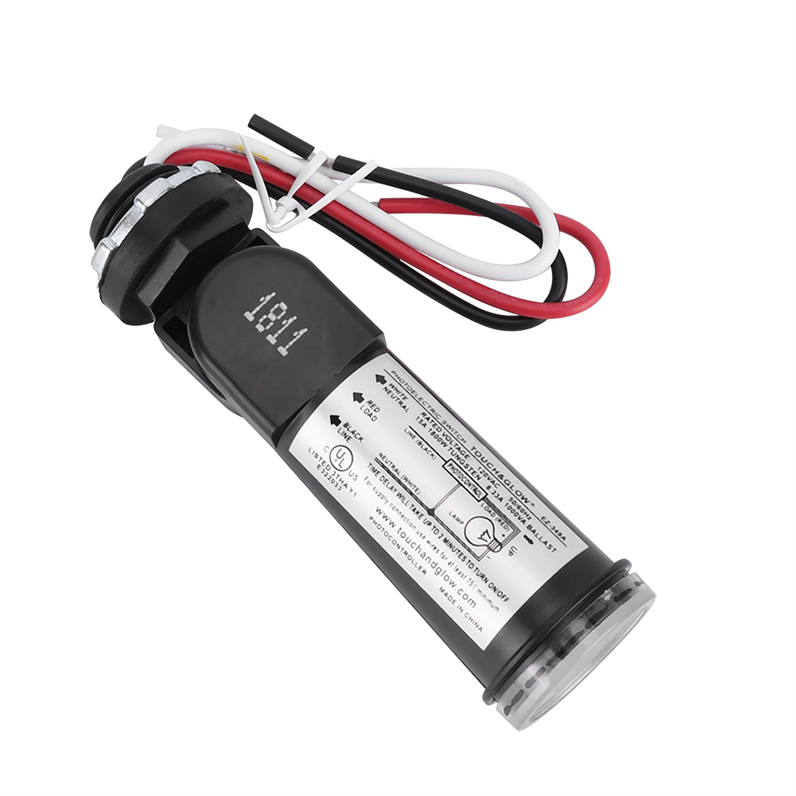 Automatischer Lichtsensor 50/60 Hz, Fotozellenschalter Für 120-v-wechselstrombeleuchtung, Automatisches Ein-/ausschalten