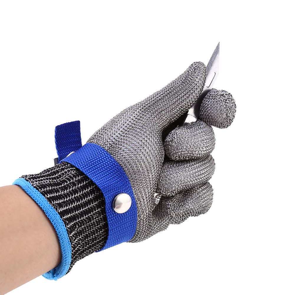 Metzgerhandschuhe Aus Baumwolle Mit Edelstahlgewebe Zum Schutz Vor Schnitten Und Stichen