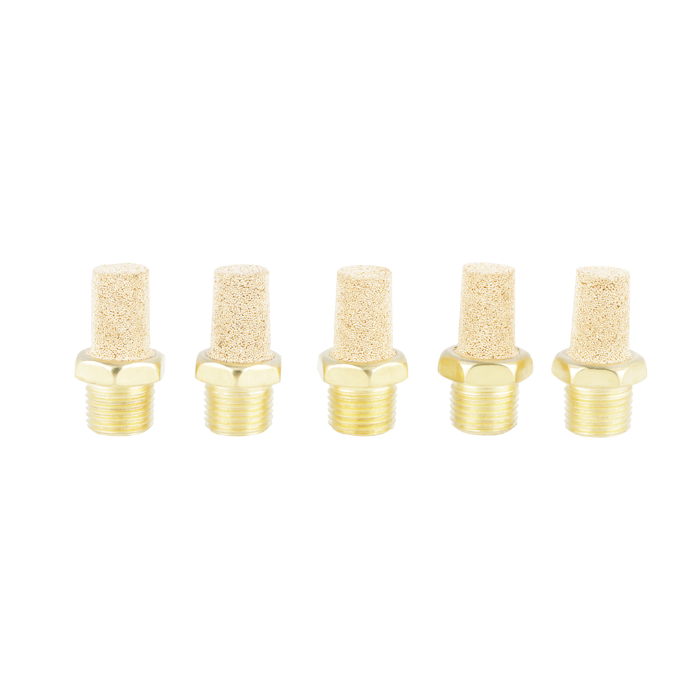 25 Stück/set Pneumatischer Luftauslass-schalldämpferfilter Außengewinde G1/8