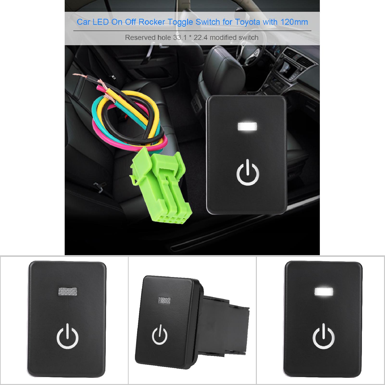 Led-wippschalter Für Toyota Camry, Yaris, Highlander, Prius, Corora – Ein/aus