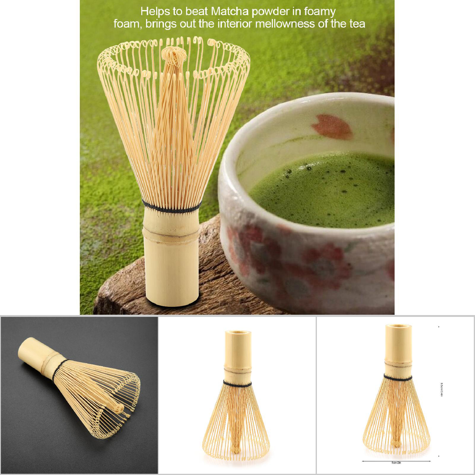 Matcha-besen Aus Natürlichem Bambus – Chasen, 72 Zinken, Für Die Zubereitung Von Grüntee