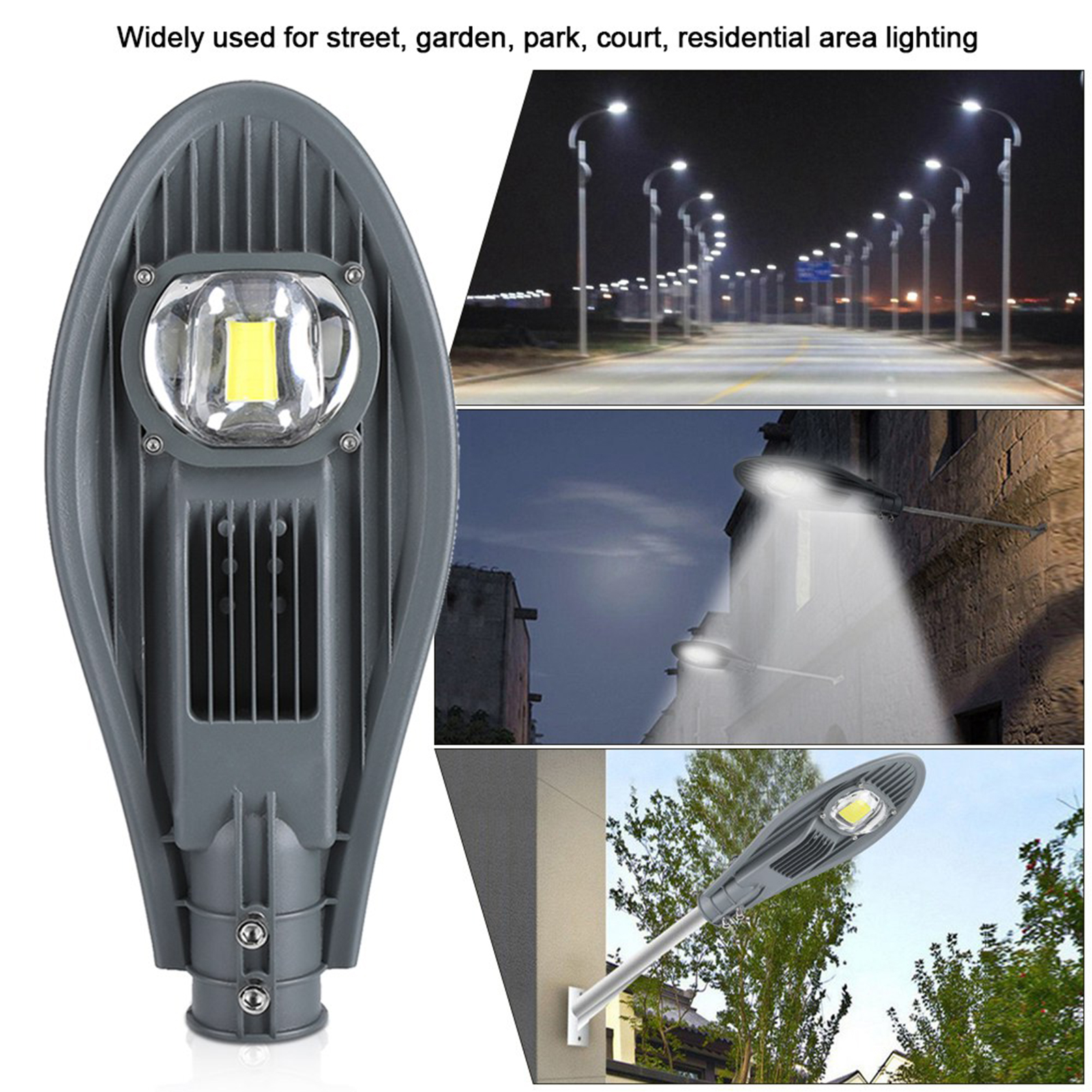 Led-außenstrahler Für Garten, Hof Und Einfahrt – 30 W Kaltweiß (85–265 V)